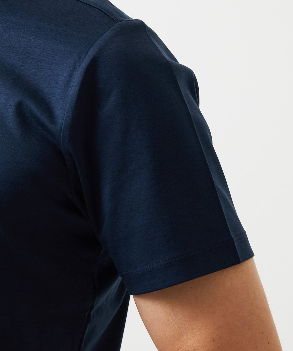 MNKGF53150 MICHEL KLEIN HOMME(ミッシェルクラン オム) クルーネック半袖カットソー ネイビー