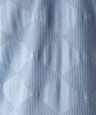 MNKGF54140 MICHEL KLEIN HOMME(ミッシェルクラン オム) アーガイル柄Vネック半袖カットソー ライトブルー