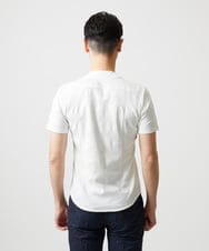 MNKGF54140 MICHEL KLEIN HOMME(ミッシェルクラン オム) アーガイル柄Vネック半袖カットソー ホワイト