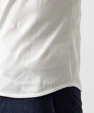 MNKGF54140 MICHEL KLEIN HOMME(ミッシェルクラン オム) アーガイル柄Vネック半袖カットソー ホワイト