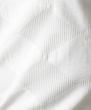 MNKGF54140 MICHEL KLEIN HOMME(ミッシェルクラン オム) アーガイル柄Vネック半袖カットソー ホワイト