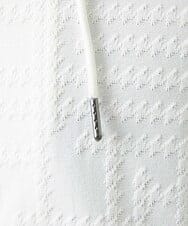 MNKGF58330 MICHEL KLEIN HOMME(ミッシェルクラン オム) 【セットアップ】ジャカードジップアップパーカー ホワイト