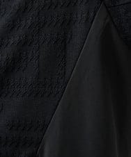 MNKGF58330 MICHEL KLEIN HOMME(ミッシェルクラン オム) 【セットアップ】ジャカードジップアップパーカー ブラック