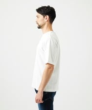 MNKGF59150 MICHEL KLEIN HOMME(ミッシェルクラン オム) 【セットアップ】ジャカードクルーネック半袖カットソー ホワイト