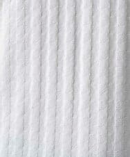 MNKGF60150 MICHEL KLEIN HOMME(ミッシェルクラン オム) 《日本製》千鳥リンクスVネック半袖カットソー ホワイト