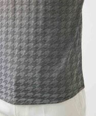 MNKGF60150 MICHEL KLEIN HOMME(ミッシェルクラン オム) 《日本製》千鳥リンクスVネック半袖カットソー ダークグレー