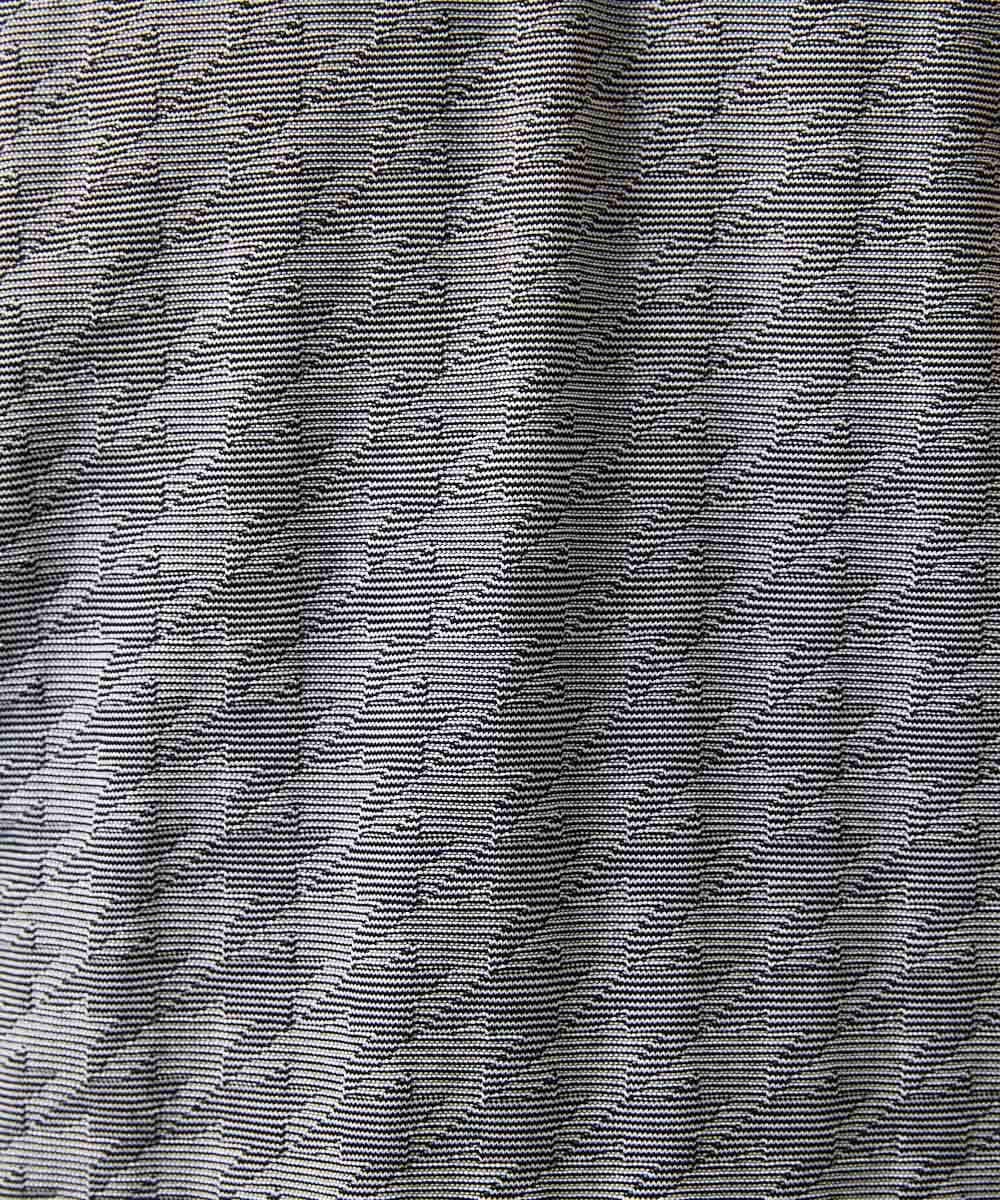 MNKGF60150 MICHEL KLEIN HOMME(ミッシェルクラン オム) 《日本製》千鳥リンクスVネック半袖カットソー ダークグレー