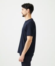 MNKGF64150 MICHEL KLEIN HOMME(ミッシェルクラン オム) 《日本製》キーネック半袖カットソー ネイビー