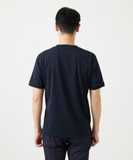 MNKGF64150 MICHEL KLEIN HOMME(ミッシェルクラン オム) 《日本製》キーネック半袖カットソー ネイビー