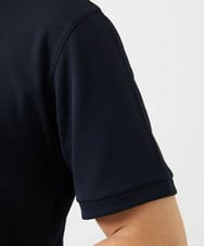 MNKGF64150 MICHEL KLEIN HOMME(ミッシェルクラン オム) 《日本製》キーネック半袖カットソー ネイビー