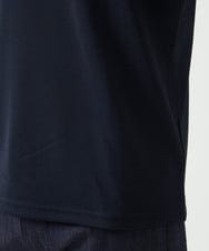 MNKGF64150 MICHEL KLEIN HOMME(ミッシェルクラン オム) 《日本製》キーネック半袖カットソー ネイビー