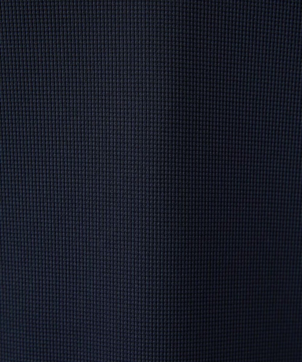 MNKGF64150 MICHEL KLEIN HOMME(ミッシェルクラン オム) 《日本製》キーネック半袖カットソー ネイビー