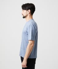 MNKGF71150 MICHEL KLEIN HOMME(ミッシェルクラン オム) 切り替えクルーネック半袖カットソー ライトブルー