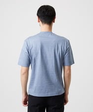 MNKGF71150 MICHEL KLEIN HOMME(ミッシェルクラン オム) 切り替えクルーネック半袖カットソー ライトブルー