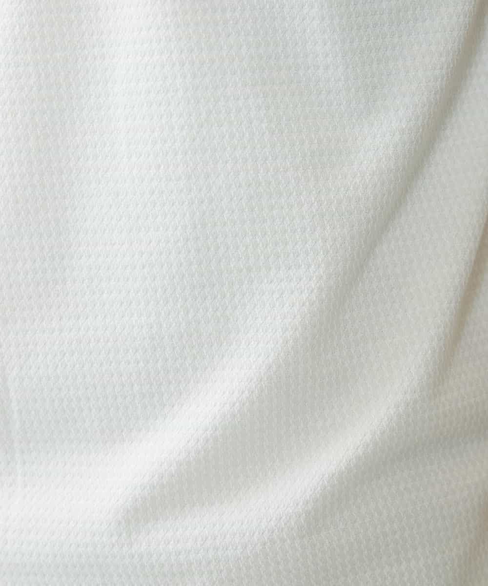 MNKGP21150 MICHEL KLEIN HOMME(ミッシェルクラン オム) 千鳥柄ポロシャツ ライトグレー(91)