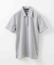 MNKGS02130 MICHEL KLEIN HOMME(ミッシェルクラン オム) 《日本製》幾何柄ポロシャツ ホワイト(90)
