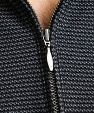 MNKGS02130 MICHEL KLEIN HOMME(ミッシェルクラン オム) 幾何柄ポロシャツ ダークグレー(93)