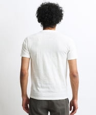 MNKGS13110 MICHEL KLEIN HOMME(ミッシェルクラン オム) 《日本製》ボタニカル柄半袖カットソー ホワイト(90)