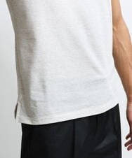 MNKGS20130 MICHEL KLEIN HOMME(ミッシェルクラン オム) 《日本製》スキッパー衿ポロシャツ アイボリー(80)