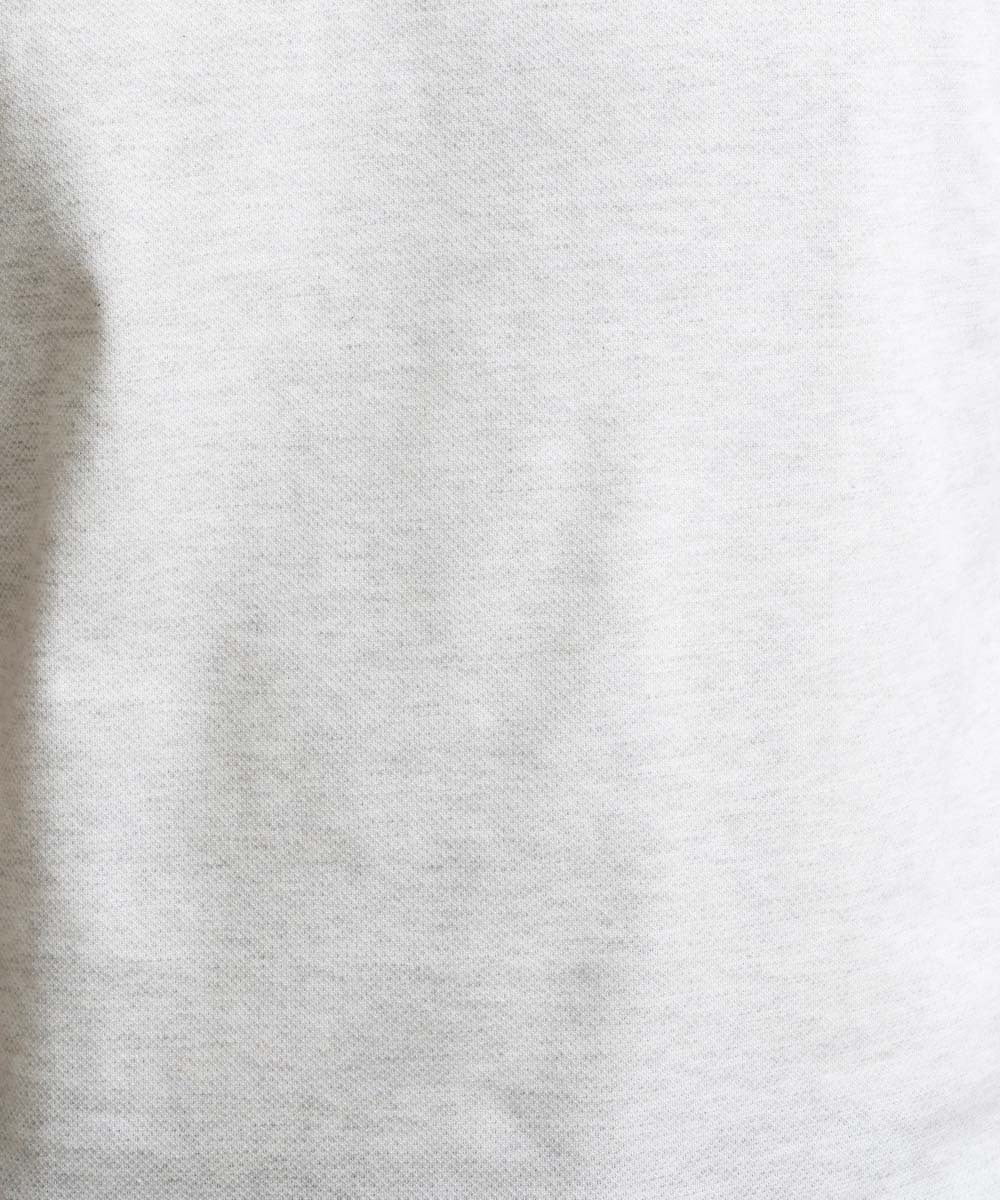 MNKGS20130 MICHEL KLEIN HOMME(ミッシェルクラン オム) 《日本製》スキッパー衿ポロシャツ アイボリー(80)