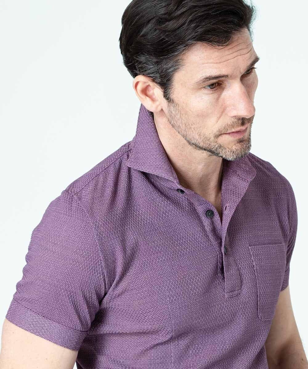 2023年モデル】《日本製》格子柄リンクス半袖ポロシャツ(カットソー・Tシャツ) MICHEL KLEIN HOMME(ミッシェルクラン オム)|イトキンオンラインストア ポロシャツ 日本製