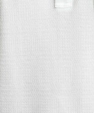 MNKGS21150 MICHEL KLEIN HOMME(ミッシェルクラン オム) 【2023年モデル】《日本製》格子柄リンクス半袖ポロシャツ ホワイト(90)
