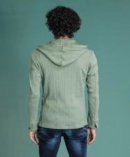 MNKGS31250 MICHEL KLEIN HOMME(ミッシェルクラン オム) プリーツパーカー カーキ(36)