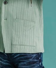 MNKGS31250 MICHEL KLEIN HOMME(ミッシェルクラン オム) プリーツパーカー カーキ(36)