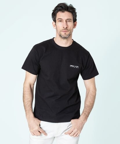 MNKGS70113 MICHEL KLEIN HOMME 『レッドカップキャンペーン』ロゴ刺繍カットソー
