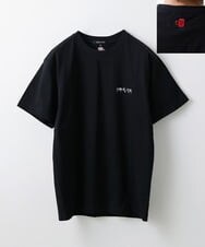 MNKGS70113 MICHEL KLEIN HOMME(ミッシェルクラン オム) 『レッドカップキャンペーン』ロゴ刺繍カットソー ブラック(94)
