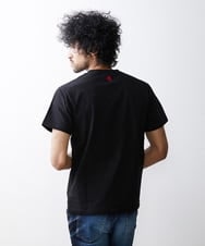 MNKGS70113 MICHEL KLEIN HOMME(ミッシェルクラン オム) 『レッドカップキャンペーン』ロゴ刺繍カットソー ブラック(94)