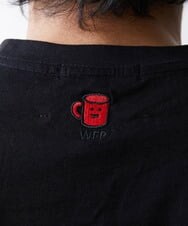 MNKGS70113 MICHEL KLEIN HOMME(ミッシェルクラン オム) 『レッドカップキャンペーン』ロゴ刺繍カットソー ブラック(94)