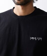MNKGS70113 MICHEL KLEIN HOMME(ミッシェルクラン オム) 『レッドカップキャンペーン』ロゴ刺繍カットソー ブラック(94)