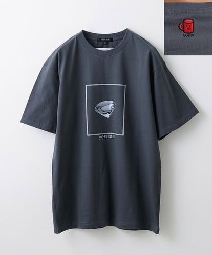 MNKGS71123 MICHEL KLEIN HOMME 『レッドカップキャンペーン』プリントカットソー