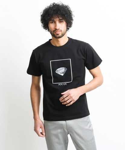 MNKGS71123 MICHEL KLEIN HOMME 『レッドカップキャンペーン』プリントカットソー