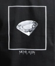 MNKGS71123 MICHEL KLEIN HOMME(ミッシェルクラン オム) 『レッドカップキャンペーン』プリントカットソー ブラック