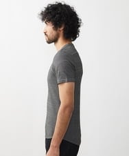 MNKGT11110 MICHEL KLEIN HOMME(ミッシェルクラン オム) 『レッドカップキャンペーン』《日本製》格子柄リンクス半袖カットソー ブラウン