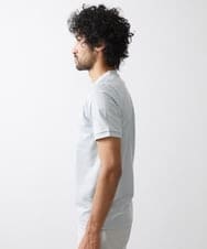 MNKGV57150 MICHEL KLEIN HOMME(ミッシェルクラン オム) 《日本製》ヘンリーネック半袖カットソー グリーン