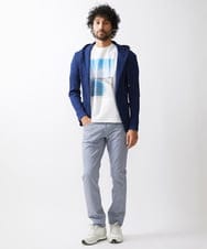 MNKGX31250 MICHEL KLEIN HOMME(ミッシェルクラン オム) プリーツパーカージャケット ネイビー