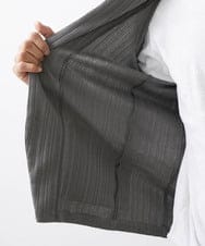 MNKGX31250 MICHEL KLEIN HOMME(ミッシェルクラン オム) プリーツパーカージャケット ダークグレー