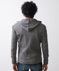 MNKGX31250 MICHEL KLEIN HOMME(ミッシェルクラン オム) プリーツパーカージャケット ダークグレー