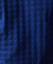 MNKGX55130 MICHEL KLEIN HOMME(ミッシェルクラン オム) 《日本製》千鳥柄半袖カットソー 24SS ブルー(55)
