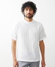 MNKGX58150 MICHEL KLEIN HOMME(ミッシェルクラン オム) ニット半袖Tシャツ セットアップ ホワイト