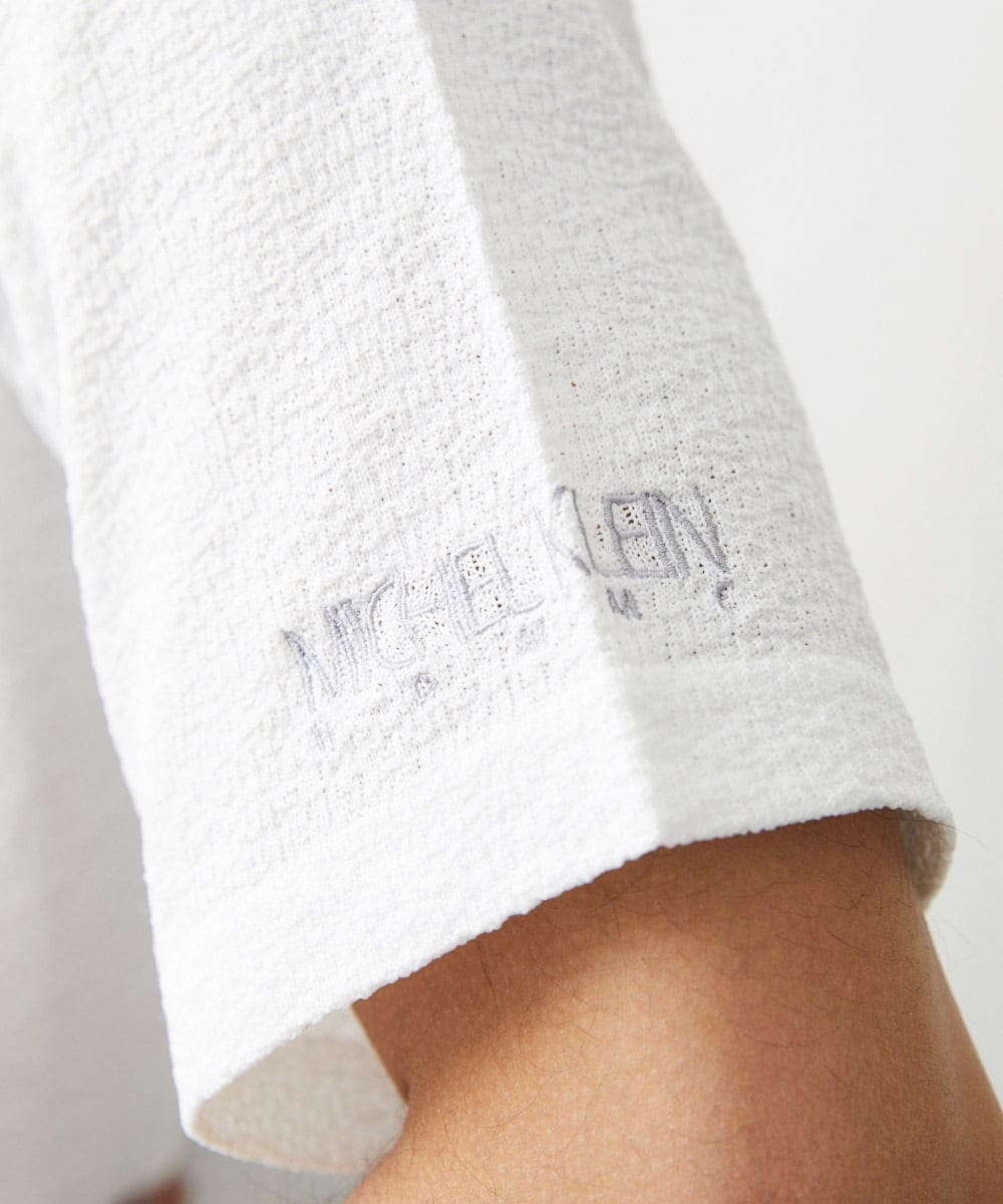 MNKGX58150 MICHEL KLEIN HOMME(ミッシェルクラン オム) ニット半袖Tシャツ セットアップ ホワイト