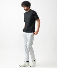 MNKGX58150 MICHEL KLEIN HOMME(ミッシェルクラン オム) ニット半袖Tシャツ セットアップ ブラック