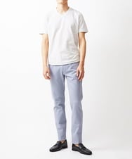 MNKGX59130 MICHEL KLEIN HOMME(ミッシェルクラン オム) Vネック半袖Tシャツ 24SS ライトグレー(91)