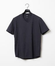 MNKGX59130 MICHEL KLEIN HOMME(ミッシェルクラン オム) Vネック半袖Tシャツ 24SS ダークグレー(93)