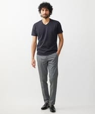 MNKGX59130 MICHEL KLEIN HOMME(ミッシェルクラン オム) Vネック半袖Tシャツ ダークグレー