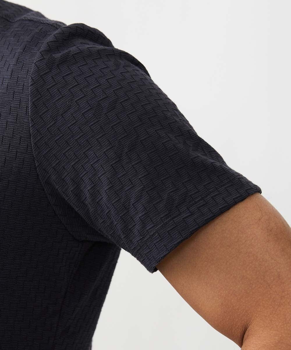 MNKGX59130 MICHEL KLEIN HOMME(ミッシェルクラン オム) Vネック半袖Tシャツ ダークグレー