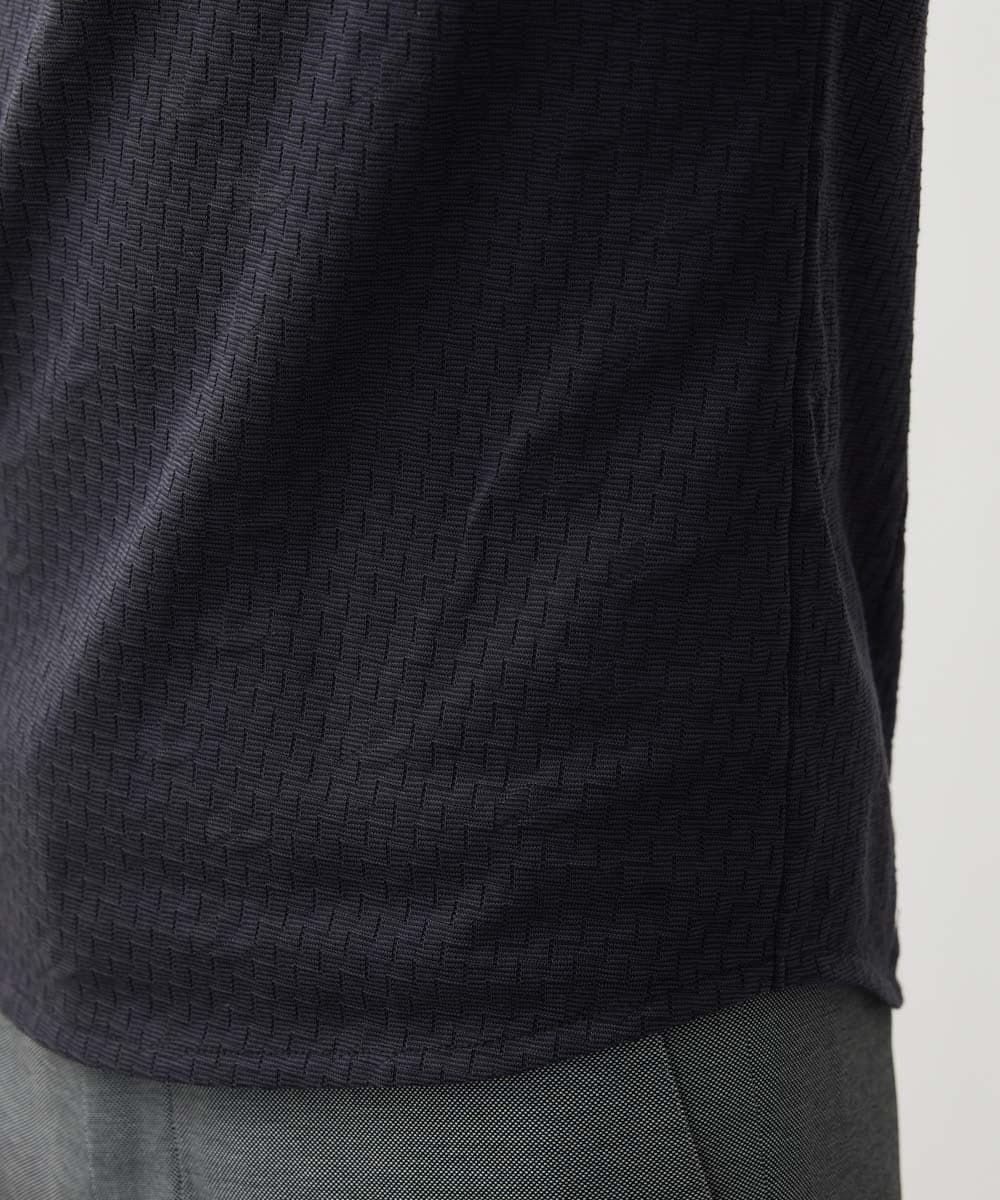 MNKGX59130 MICHEL KLEIN HOMME(ミッシェルクラン オム) Vネック半袖Tシャツ ダークグレー